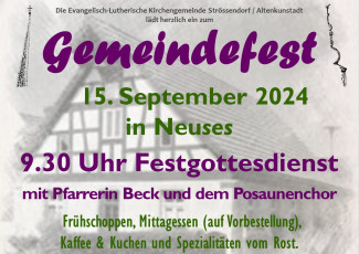 Gemeindefest in Neuses