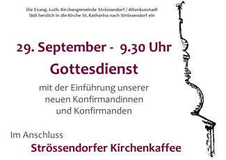 Gottesdienst mit Konfirmandenvorstellung & Kirchenkaffee