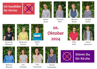 Stimm für Kirche! Wahl des Kirchenvorstandes am 20. Oktober 2024