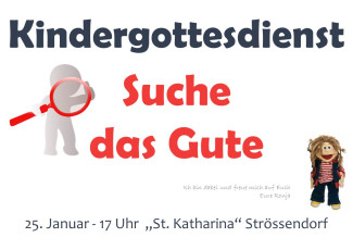 Kindergottesdienst „Suche das Gute“ 